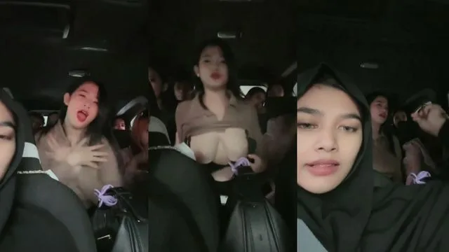 Bokep Indo Blunder di Mobil Lagi Live Malah Pamer Toket Brutal
